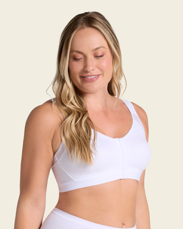 Brasier facilitador de postura con control de volumen del busto multi/functional
