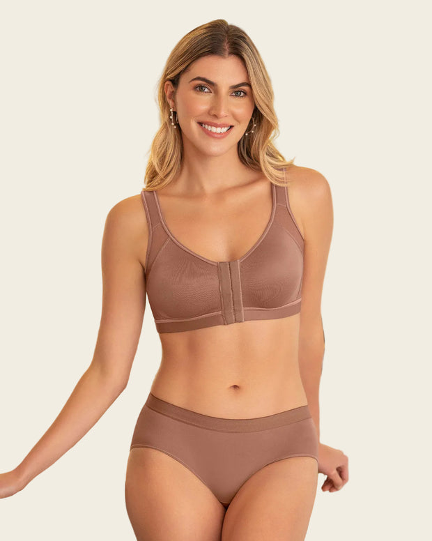 Brasier facilitador de postura con control de volumen del busto Multi/Functional