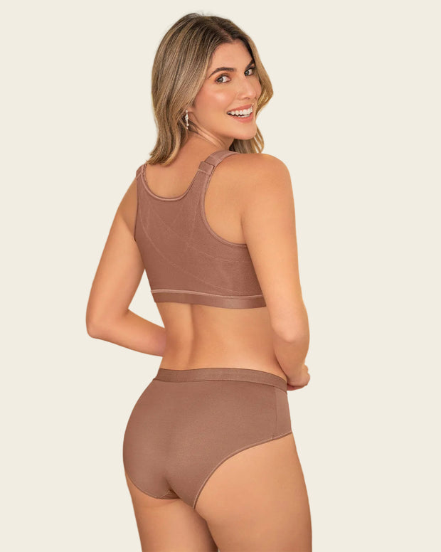 Brasier facilitador de postura con control de volumen del busto Multi/Functional