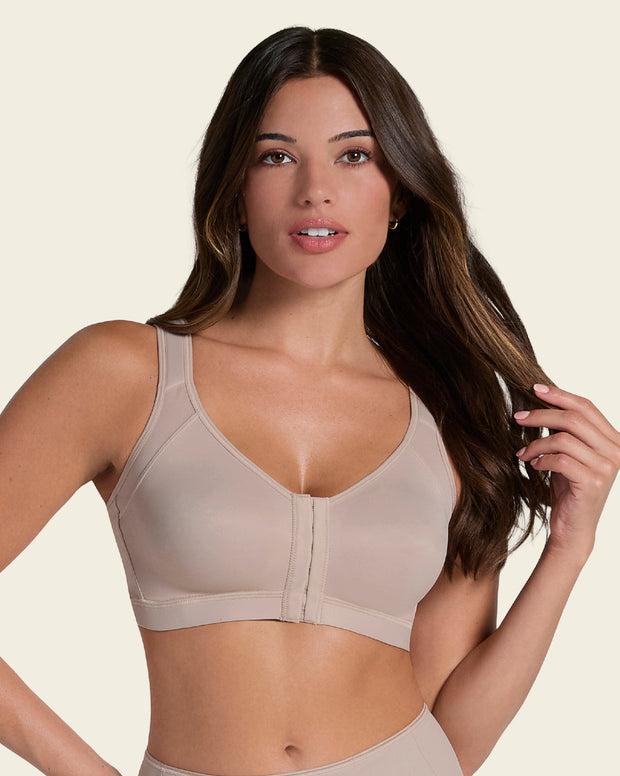 Brasier facilitador de postura con control de volumen del busto multi/functional
