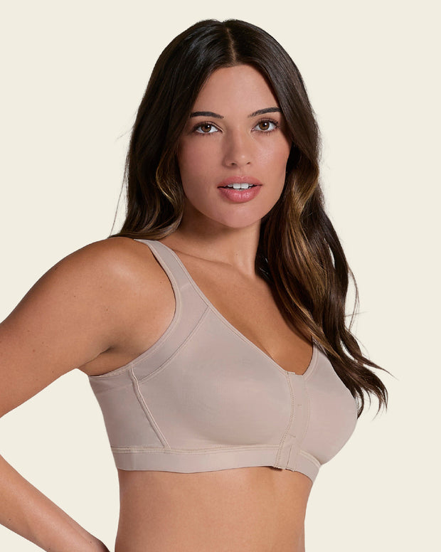 Brasier facilitador de postura con control de volumen del busto multi/functional