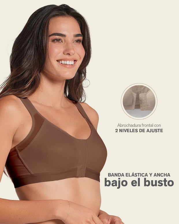 Brasier facilitador de postura con control de volumen del busto Multi/Functional