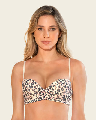 Brasier strapless Magic Up de doble realce#color_b67-marfil-estampado-animal-print