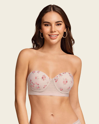 Brasier balconet con realce medio y espalda en tul#color_394-fondo-rosado-estampado