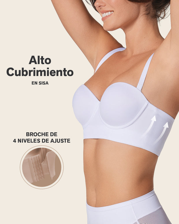 Strapless bustier 360° de perfección