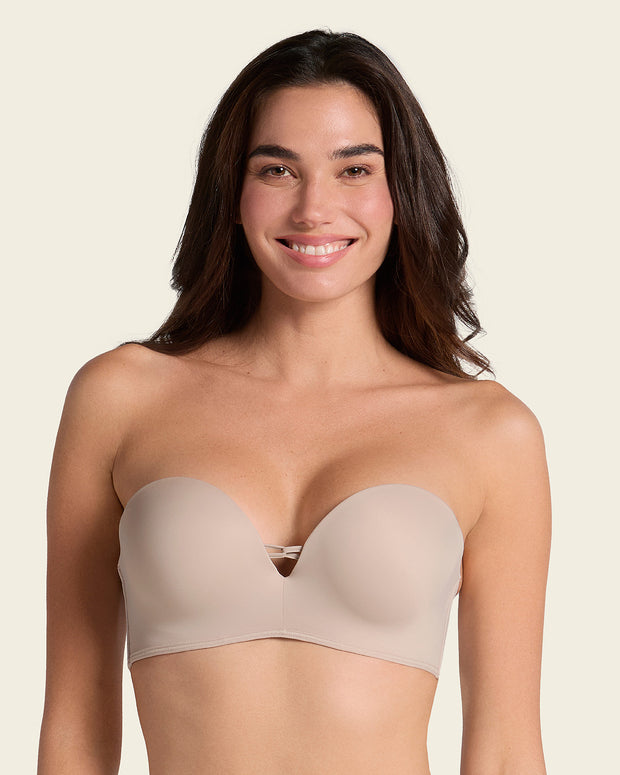 Brasier wow de triple realce ideal como strapless
