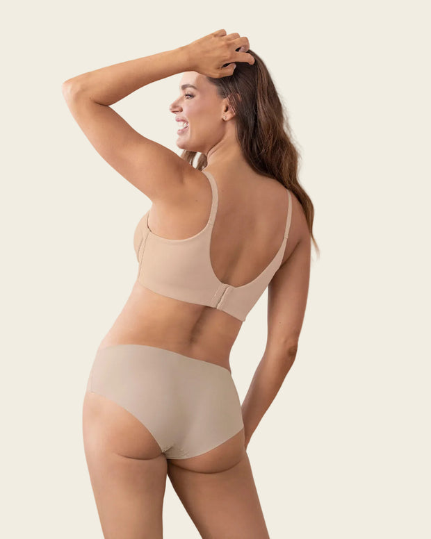 Paquete x2 brasieres de realce suave y cubrimiento alto en sisa y espalda cover bra