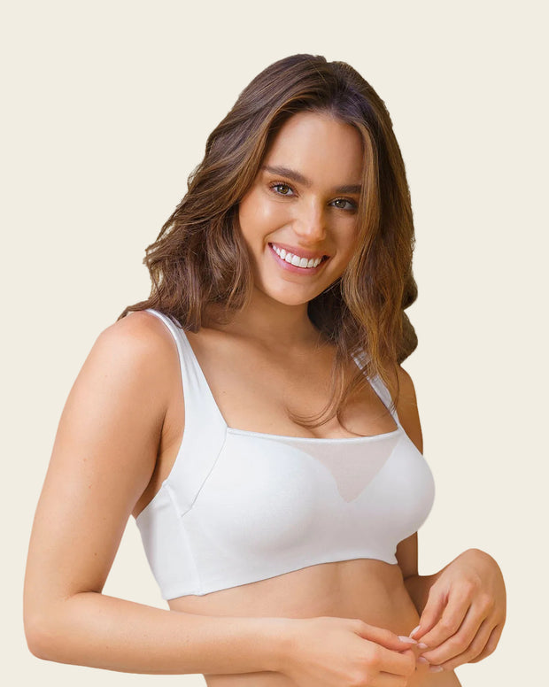 Paquete x2 brasieres brastop con buen cubrimiento de sisa y espalda