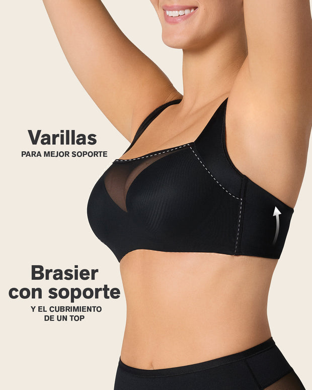 Brasier brastop con buen cubrimiento de sisa y espalda