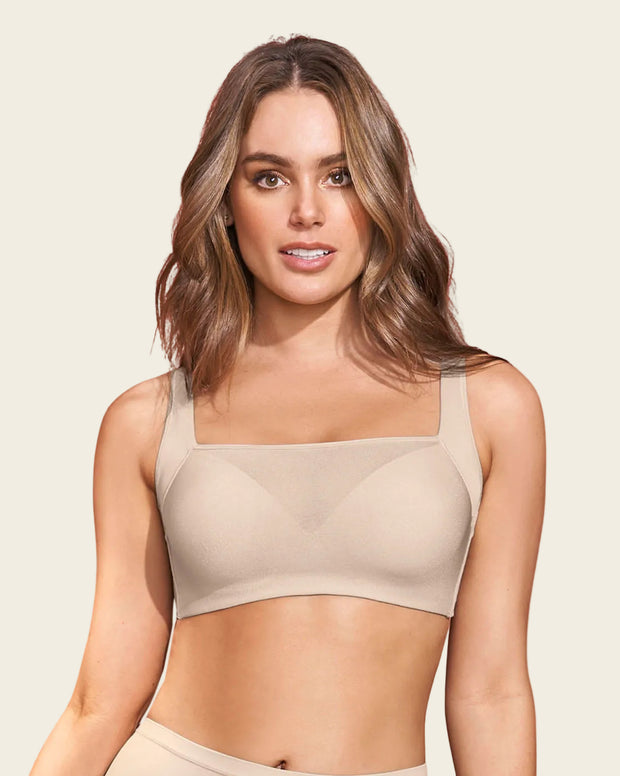 Paquete x2 brasieres brastop con buen cubrimiento de sisa y espalda