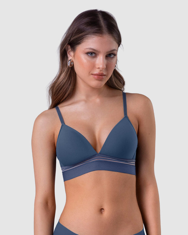 Brasier ultracómodo sin arcos ni estructuras internas