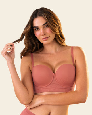 Brasier tipo bustier de soporte alto#color_023-terracota