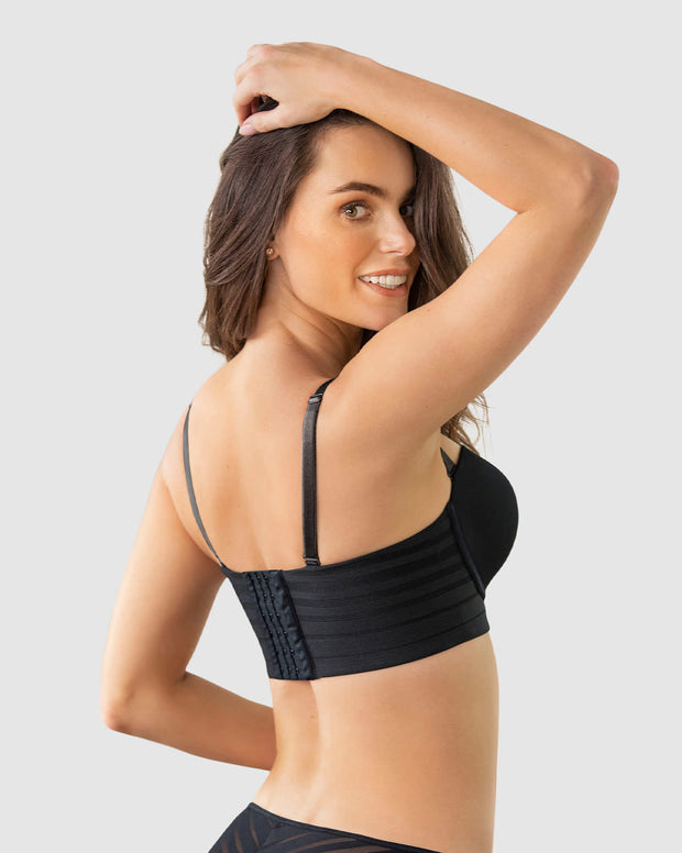 Paquete x2 brasieres tipo bustier support strapless
