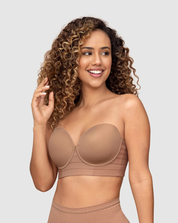 Paquete x2 brasieres tipo bustier support strapless