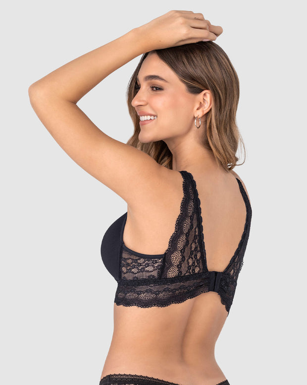 Brasier ultracómodo con delicados toques de encaje