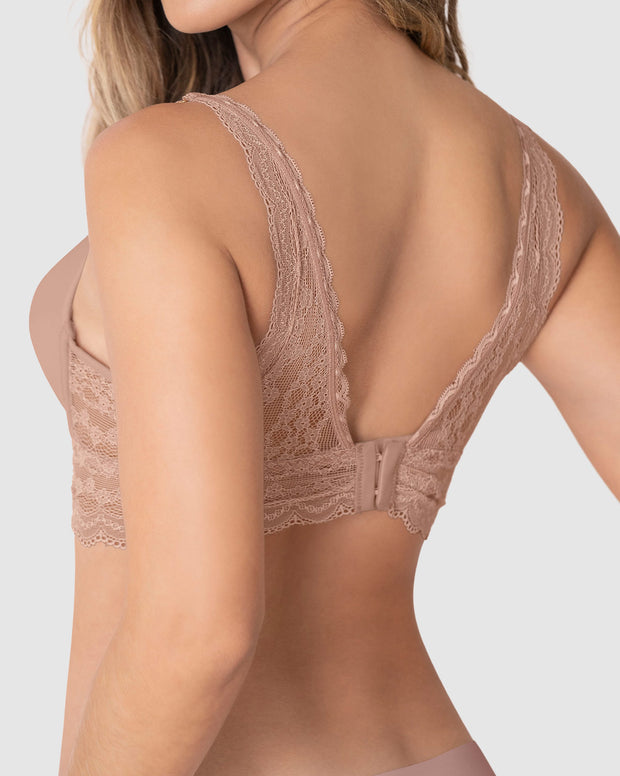 Brasier ultracómodo con delicados toques de encaje
