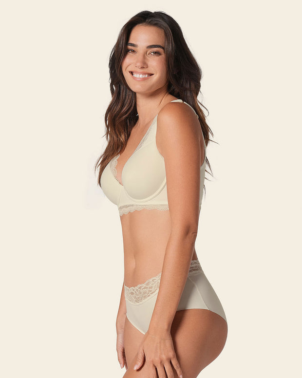 Paquete x2 brasieres de gran cubrimiento: deep coverage bra