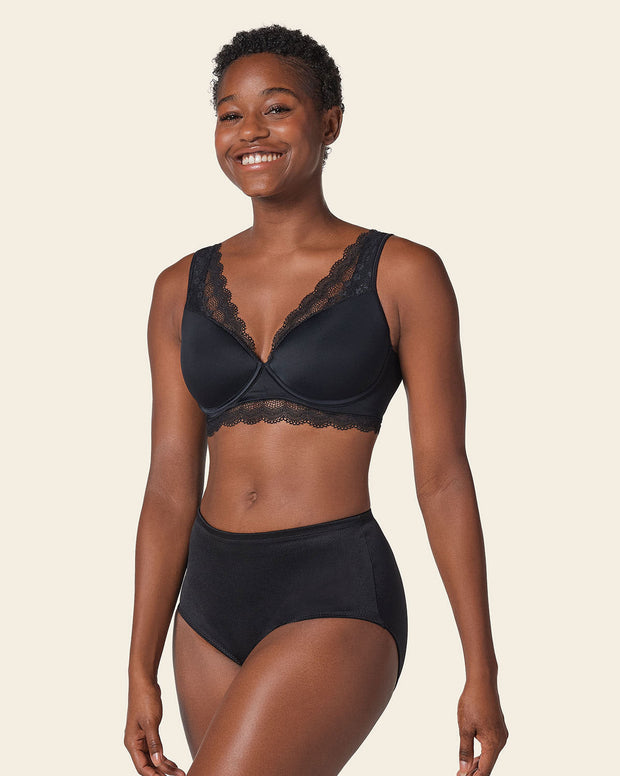 Paquete x2 brasieres de gran cubrimiento: deep coverage bra