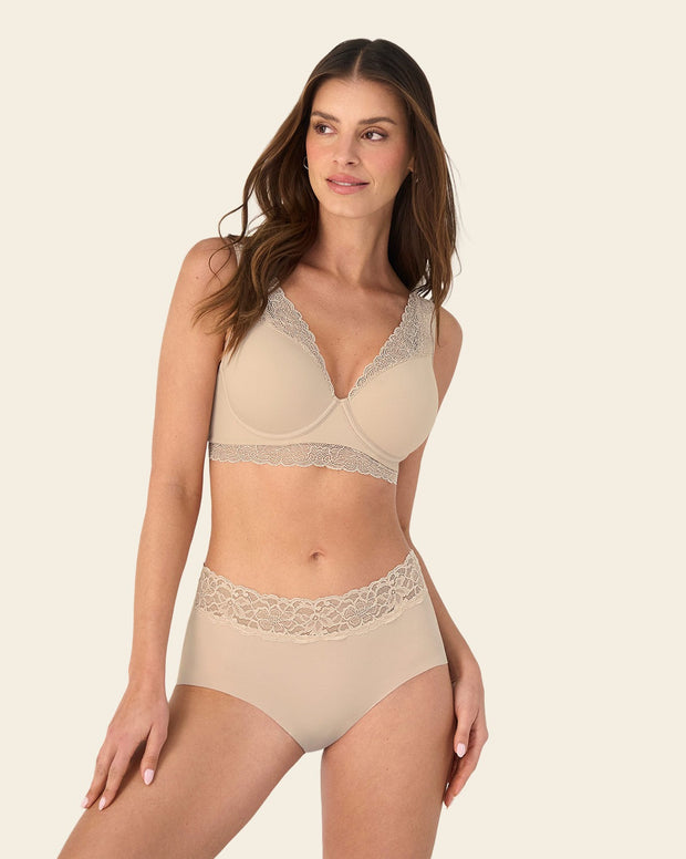Brasier de gran cubrimiento: deep coverage bra