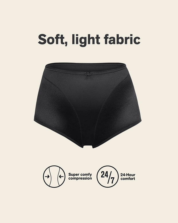 Panty clásico tiro alto de control de abdomen