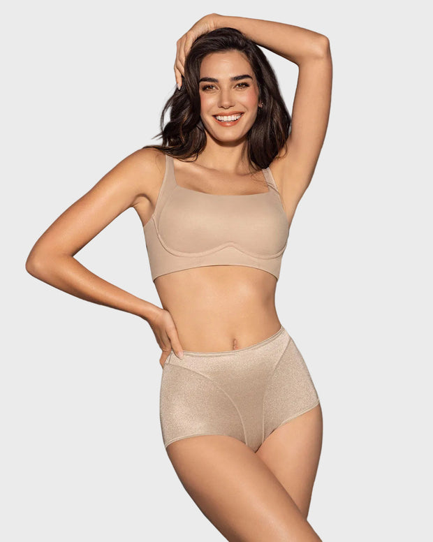 Panty clásico tiro alto de control de abdomen