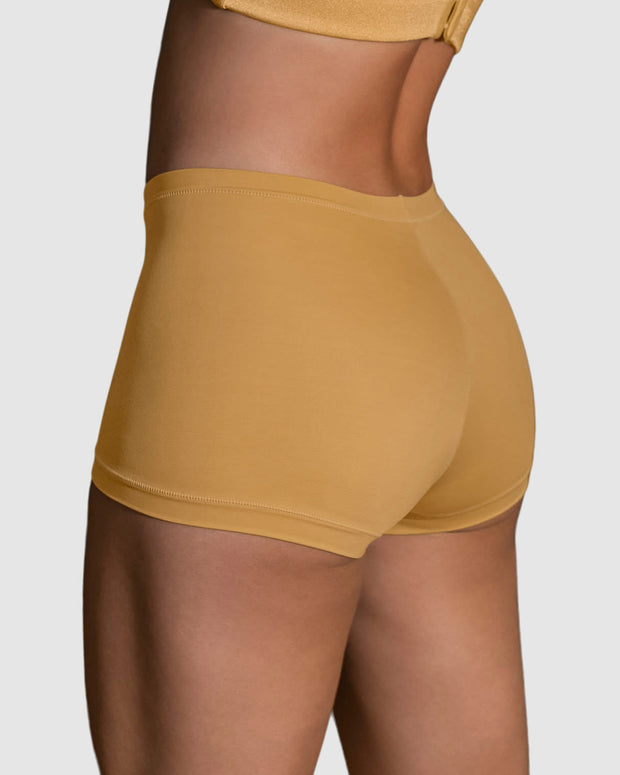 Panty tipo bóxer de ajuste perfecto#color_127-dorado