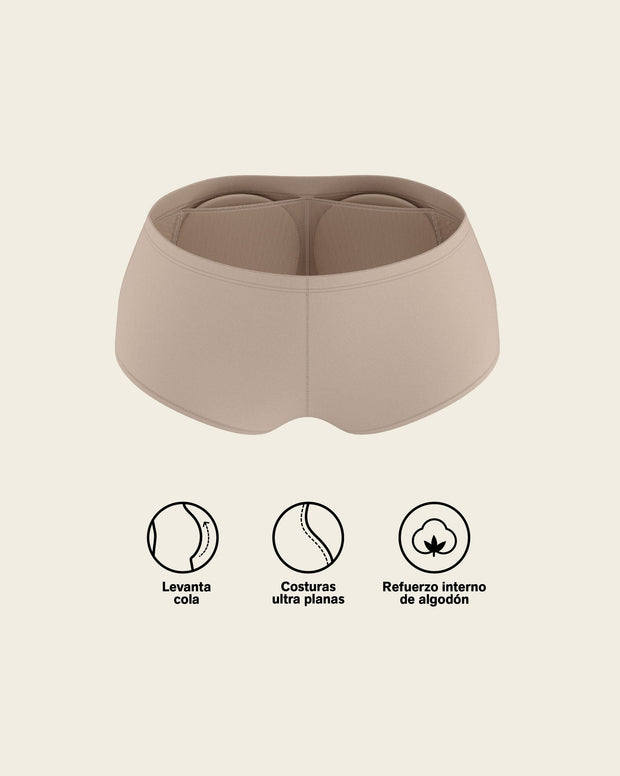 Panty clásico de realce con almohadillas removibles