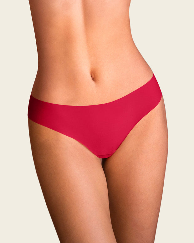 Panty brasilera invisible ultraplano sin elásticos y de pocas costuras