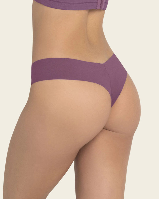 Panty brasilera invisible ultraplano sin elásticos y de pocas costuras