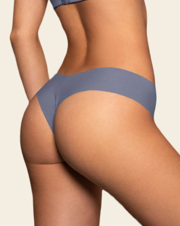 Panty brasilera invisible ultraplano sin elásticos y de pocas costuras