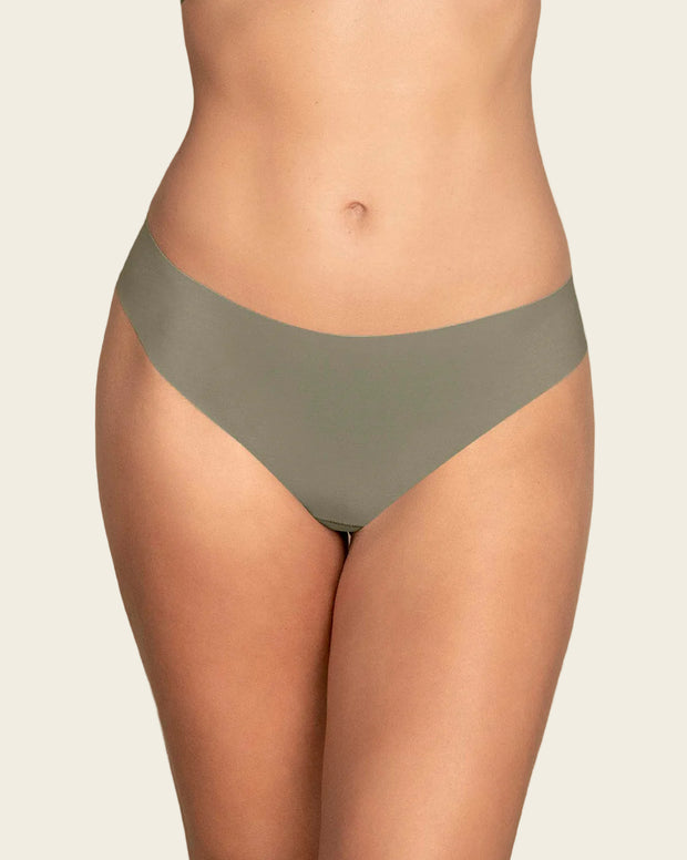 Panty brasilera invisible ultraplano sin elásticos y de pocas costuras