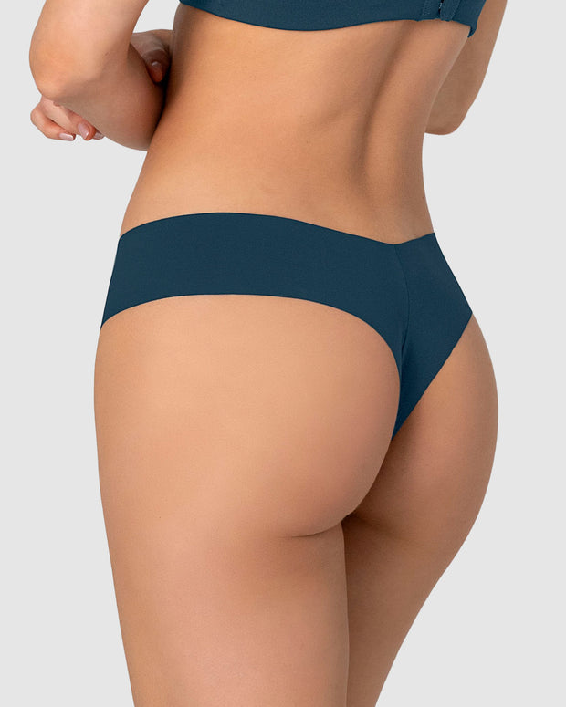 Panty brasilera invisible ultraplano sin elásticos y de pocas costuras