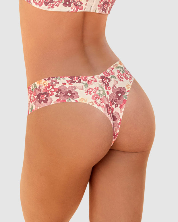 Panty brasilera invisible ultraplano sin elásticos y de pocas costuras