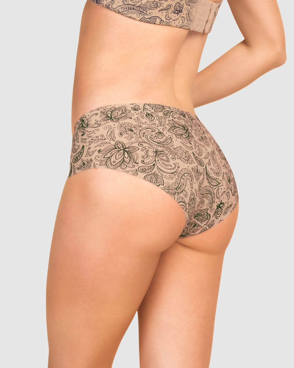 Panty hipster invisible ultraplano sin elásticos y de pocas costuras
