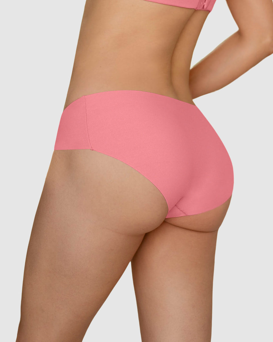 Panty hipster invisible ultraplano sin elásticos y de pocas costuras