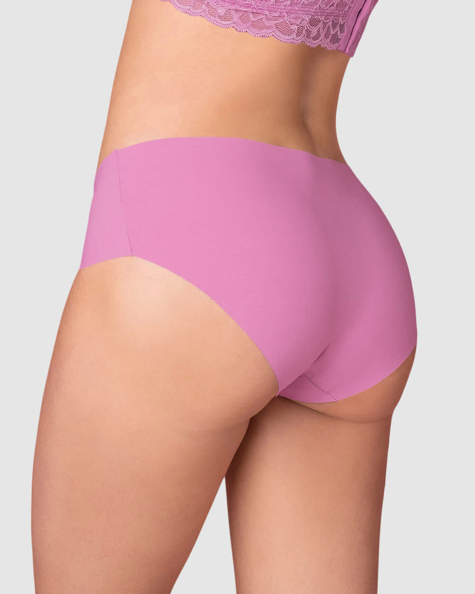 Panty hipster invisible ultraplano sin elásticos y de pocas costuras