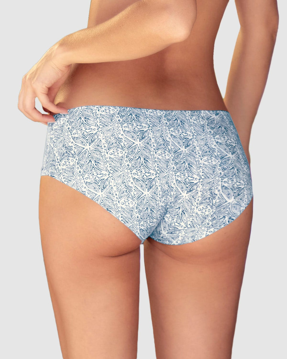 Panty hípster invisible ultraplano sin elásticos y de pocas costuras