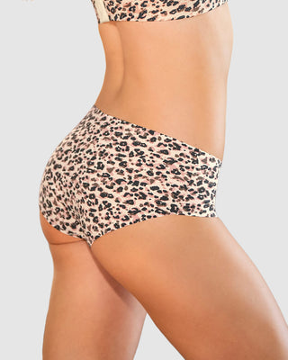 Panty hípster invisible ultraplano sin elásticos y de pocas costuras#color_b67-marfil-estampado-animal-print