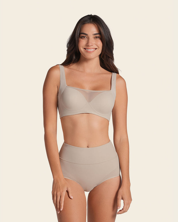 Panty faja de control moderado tiro alto en skinfuse