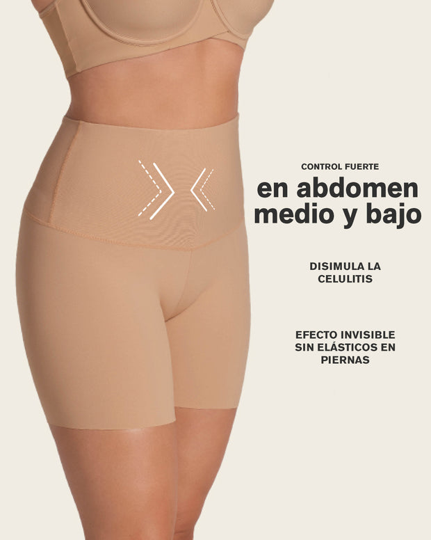 Short de control de abdomen y cintura que disimula la celulitis