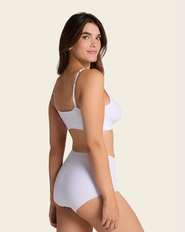 Panty clásico invisible con tela inteligente sin costuras ni elásticos