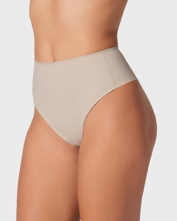 Panty faja brasilera de control fuerte tiro alto