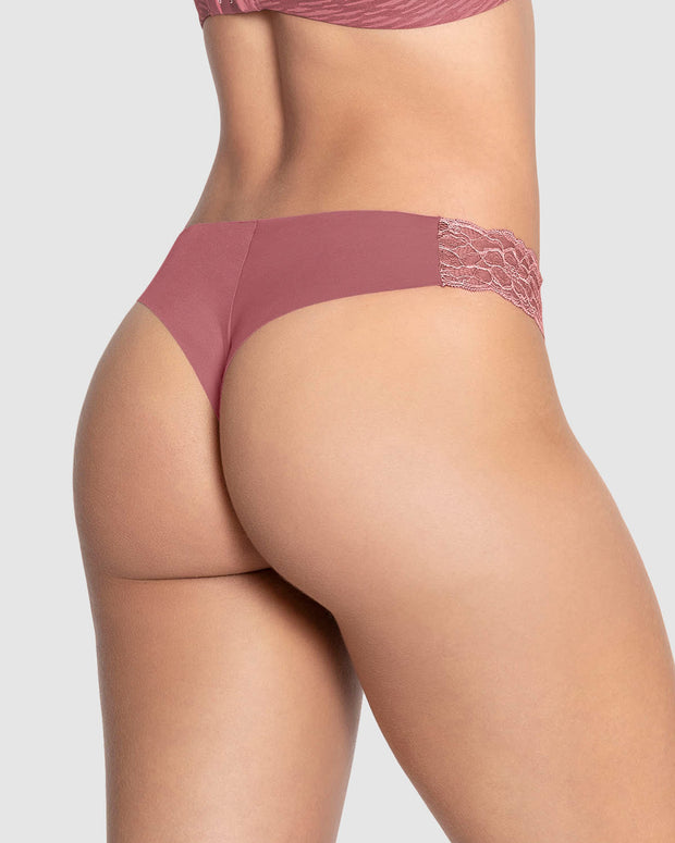 Brasilera invisible con toques de encaje en laterales