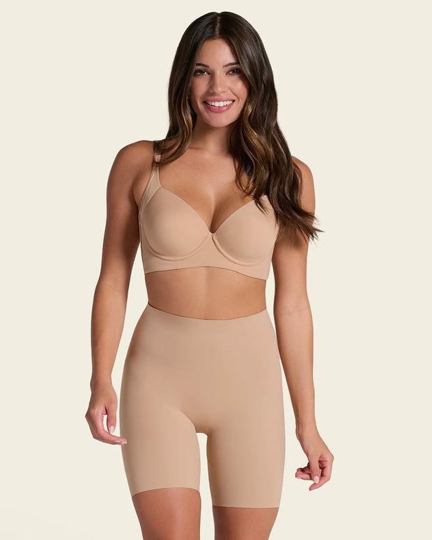 Panty short invisible de control de abdomen efecto levanta cola