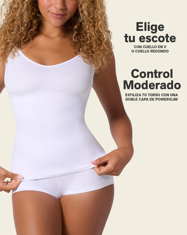 Camiseta de control de abdomen y espalda - una figura moldeada al instante