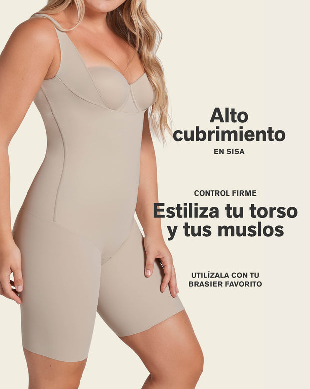 Body busto libre ultraliviano de control fuerte