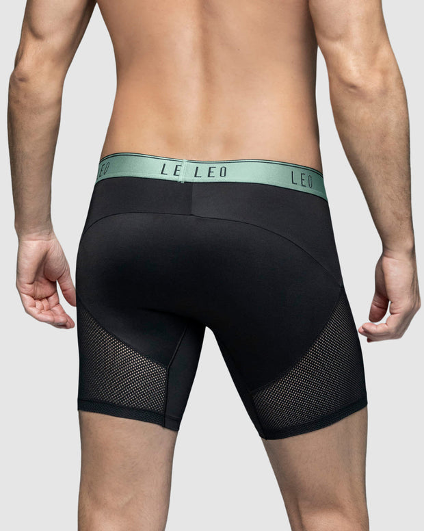 Paquete x3 bóxers medio de secado rápido con mallas transpirables en microfibra