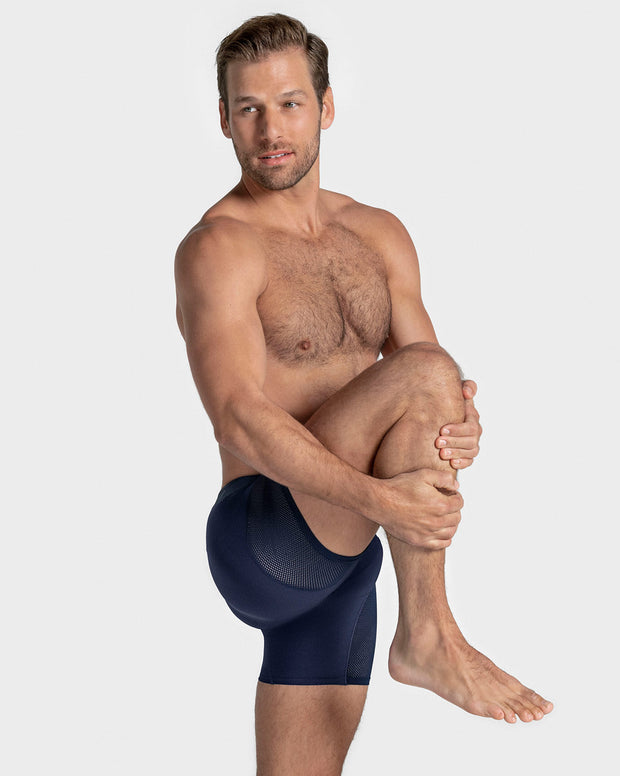 Paquete x3 bóxers medio de secado rápido con mallas transpirables en microfibra