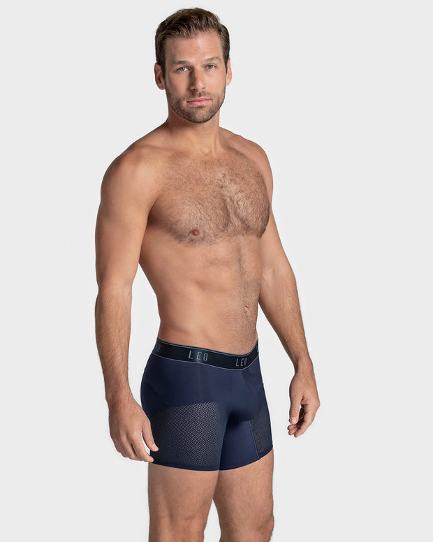 Paquete x3 bóxers medio de secado rápido con mallas transpirables en microfibra