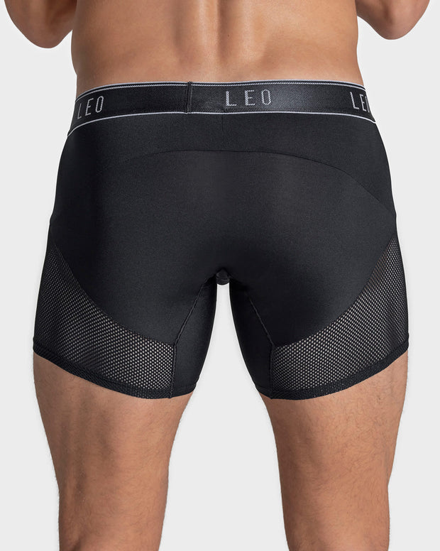 Paquete x3 bóxers medio de secado rápido con mallas transpirables en microfibra